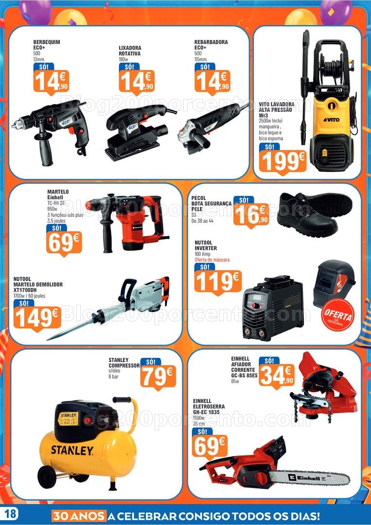 Antevisão Folheto E-LECLERC Lamego Bazar Aniversário 15 outubro a 1 novembro